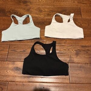 3 Athleta Girl Cloud Racerback bras - Medium (8-10)